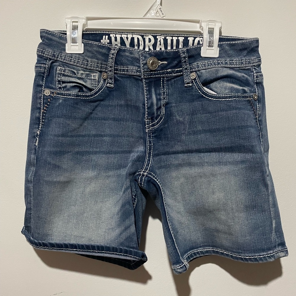 Kids blue jean shorts